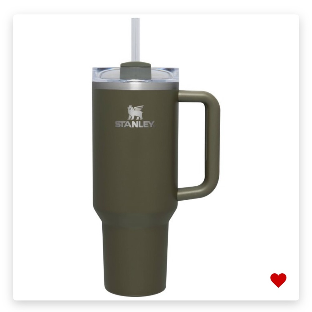 Stanley 40oz Stainless Steel H2.0 Flostate Quencher Tumbler Peat Moss